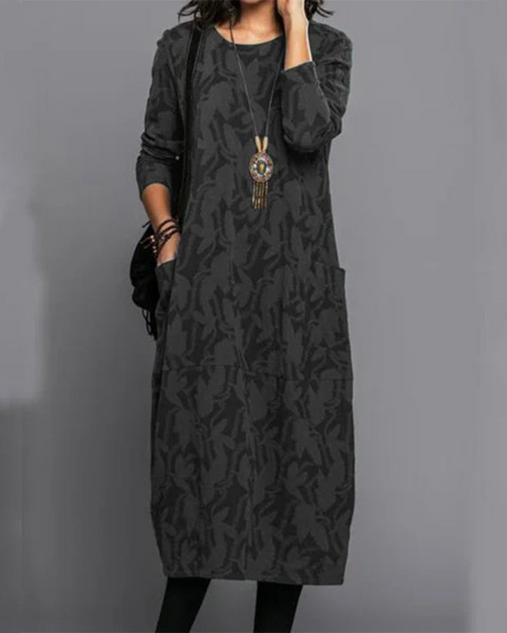 Aria | Stylish Long Sleeve Maxi Jumper Dress