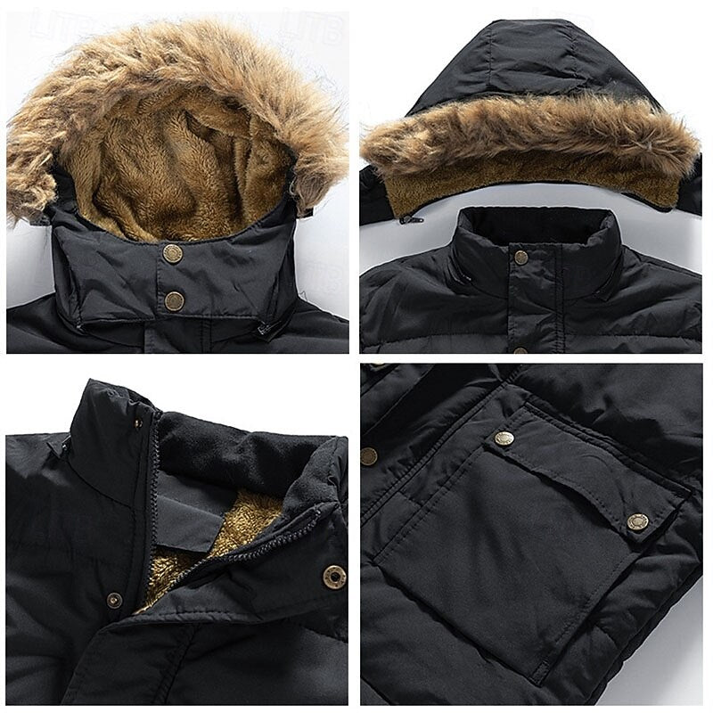 Bobby | Stylish Fur-Trim Hooded Ski Jacket Parka