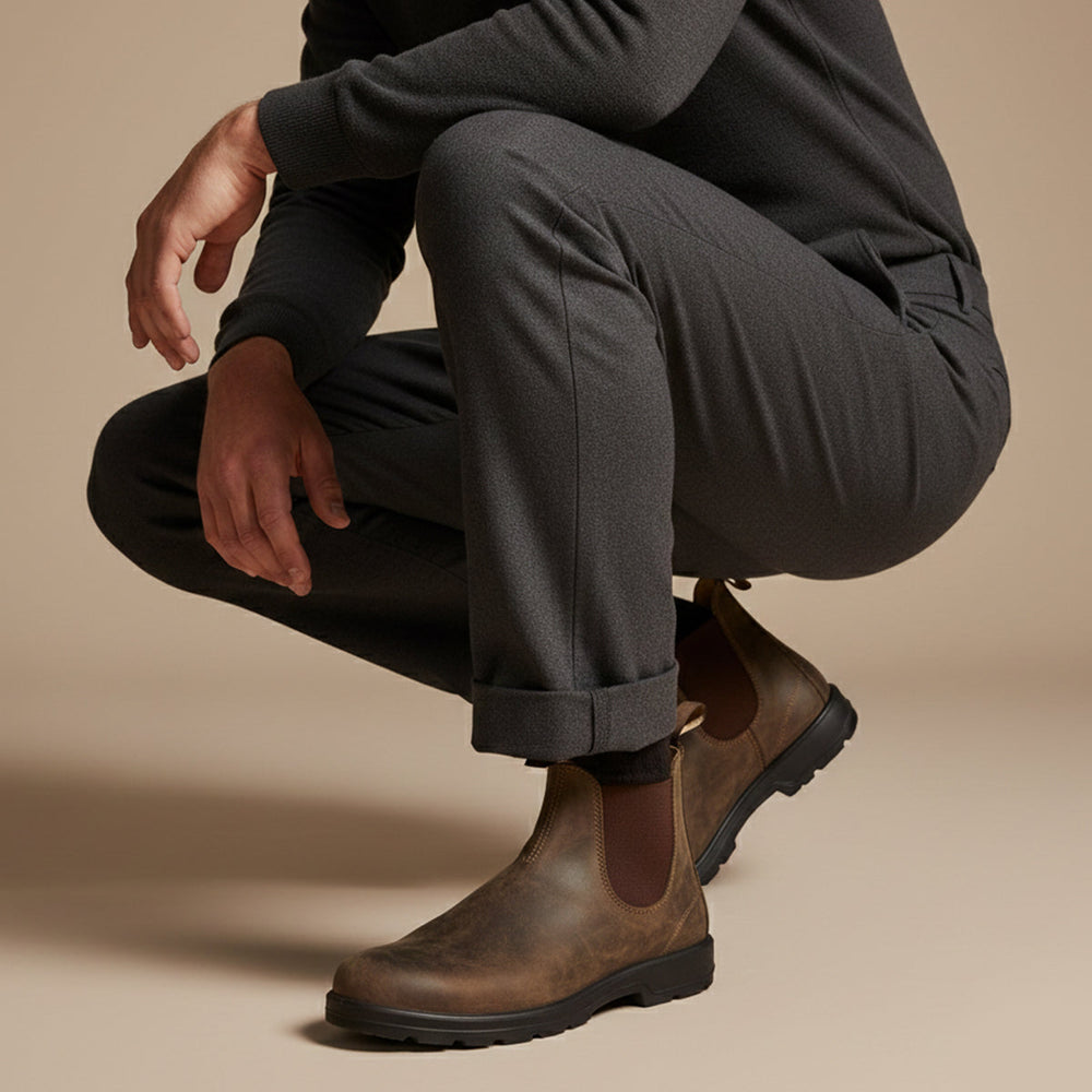 Bodhi | Cosy Rustic Pull-Up Chelsea Boots for Men