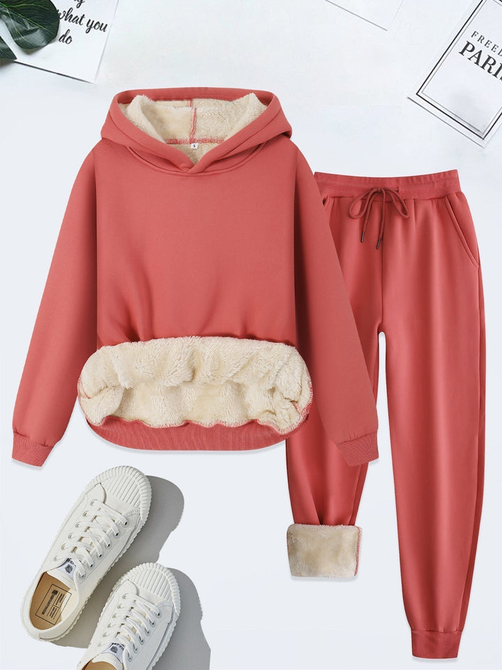 Bonnie | Effortless Hooded Wide Leg Two Piece Tracksuit