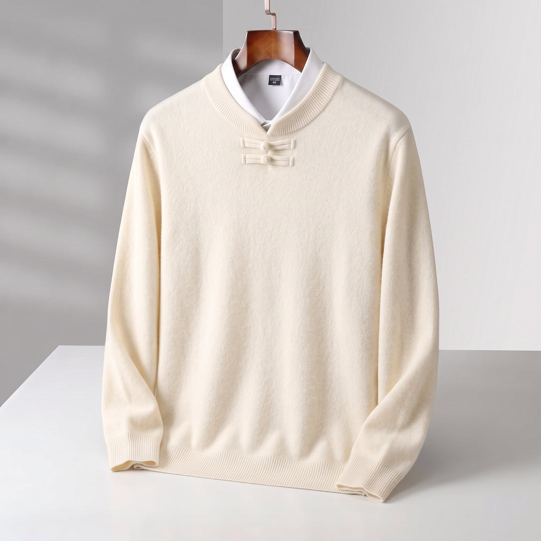 Daniel | Sophisticated V-Neck Mens Knit Jumper