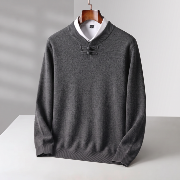 Daniel | Sophisticated V-Neck Mens Knit Jumper