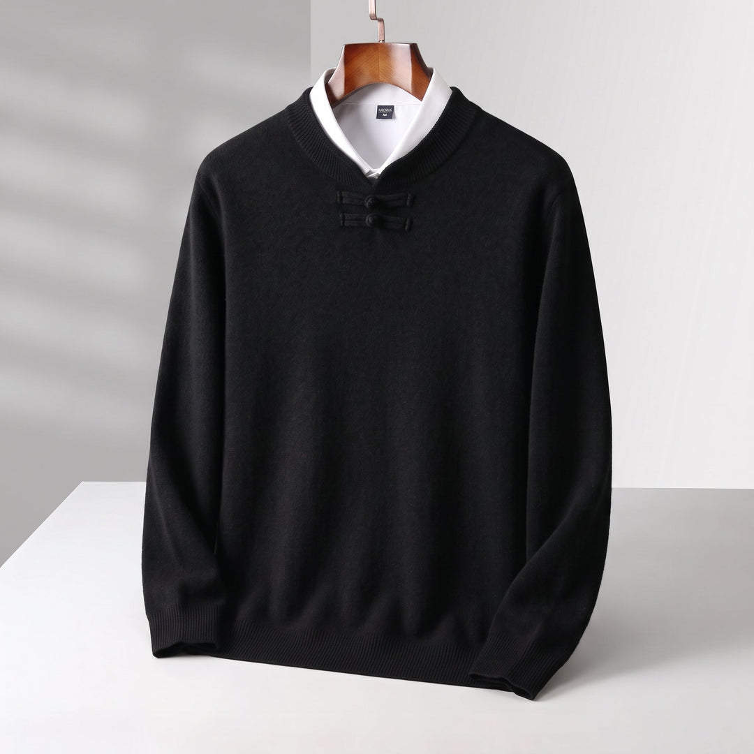 Daniel | Sophisticated V-Neck Mens Knit Jumper