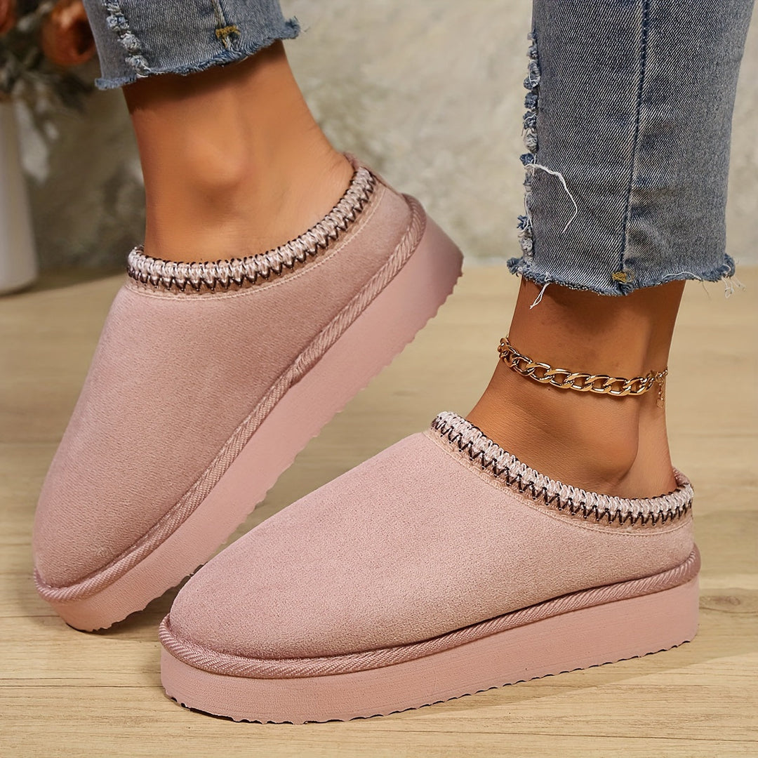 Emily | Timeless Cozy Platform Clog Slippers
