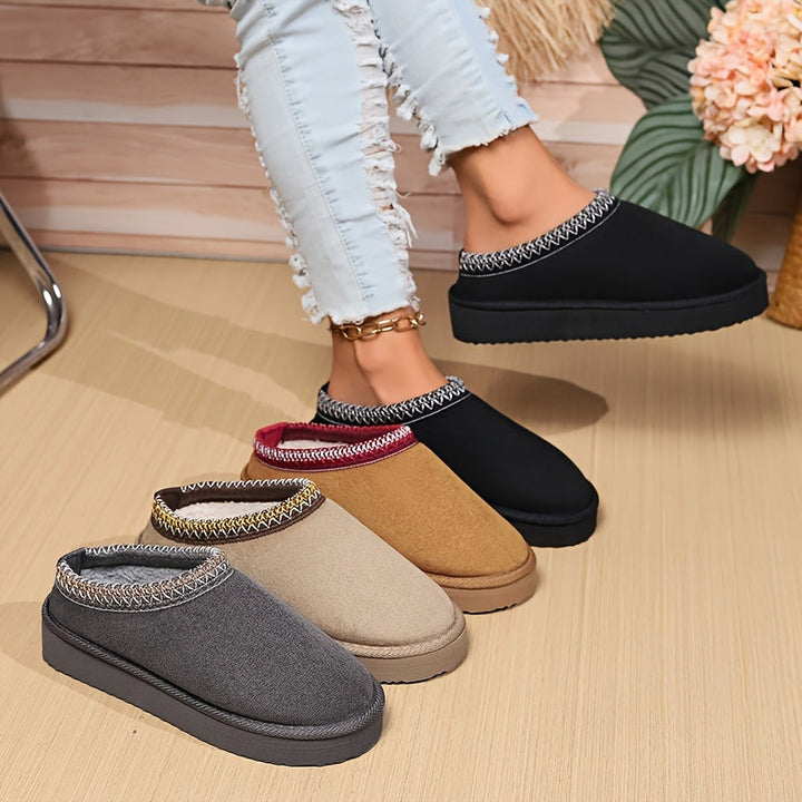 Emily | Timeless Cozy Platform Clog Slippers