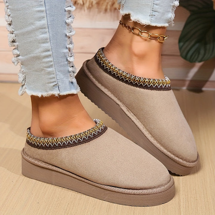 Emily | Timeless Cozy Platform Clog Slippers