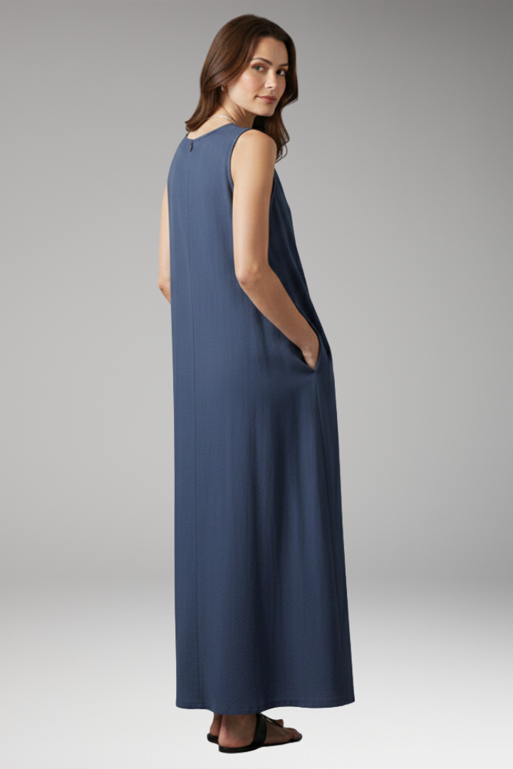 Emma | Chic Sleeveless Pinafore Dress with Pockets