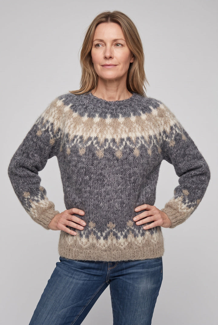 Emma | Relaxed Nordic Fair Isle Christmas Jumper