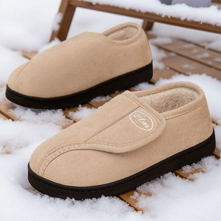 Erin | Stylish Adjustable Strap Fleece Lined Slippers