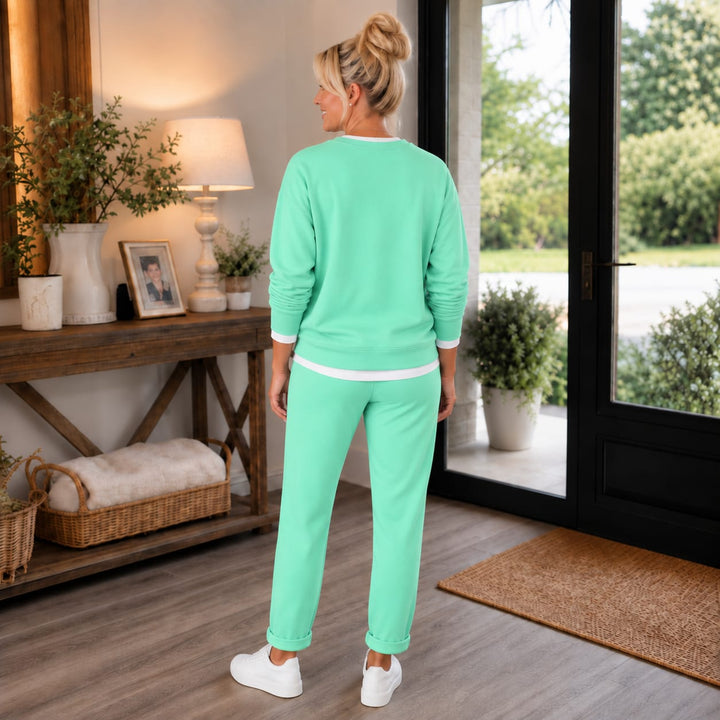 Eva | Side Slit Two Piece Jogger Tracksuit