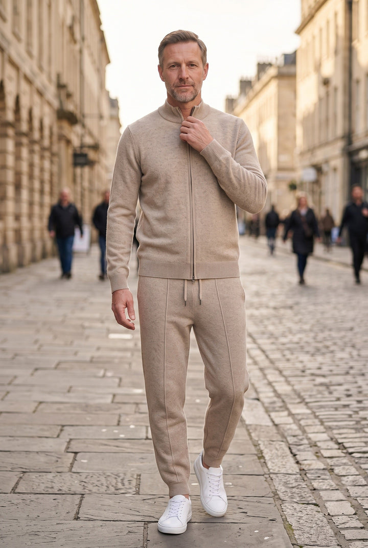 Felix | Knitted Zip Through Two Piece Tracksuit