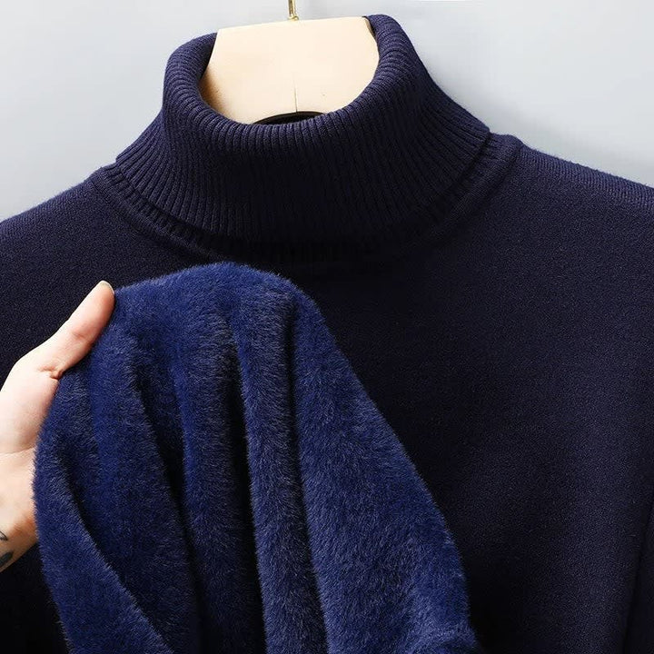 Grayson | Classic Ribbed Turtleneck Polo Jumper