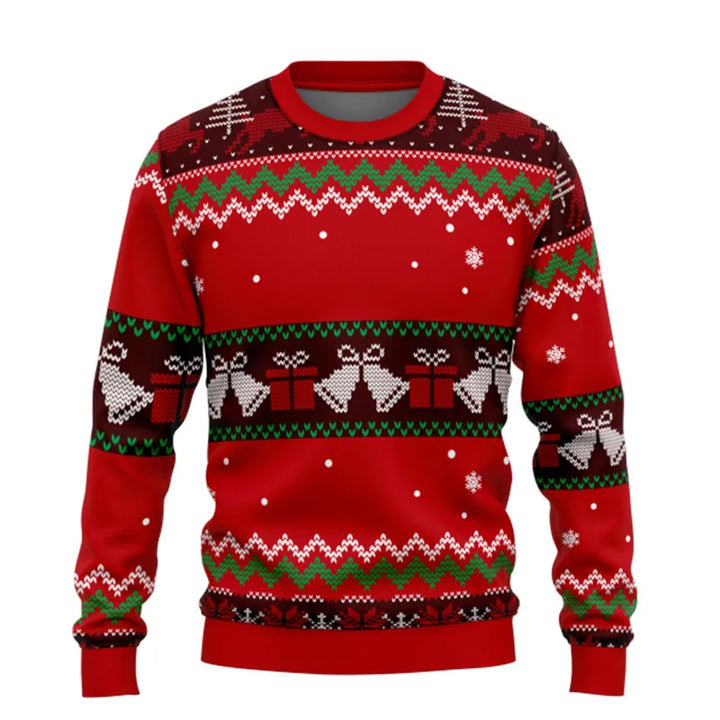 Grayson | Effortless Reindeer Snowflake Christmas Jumper