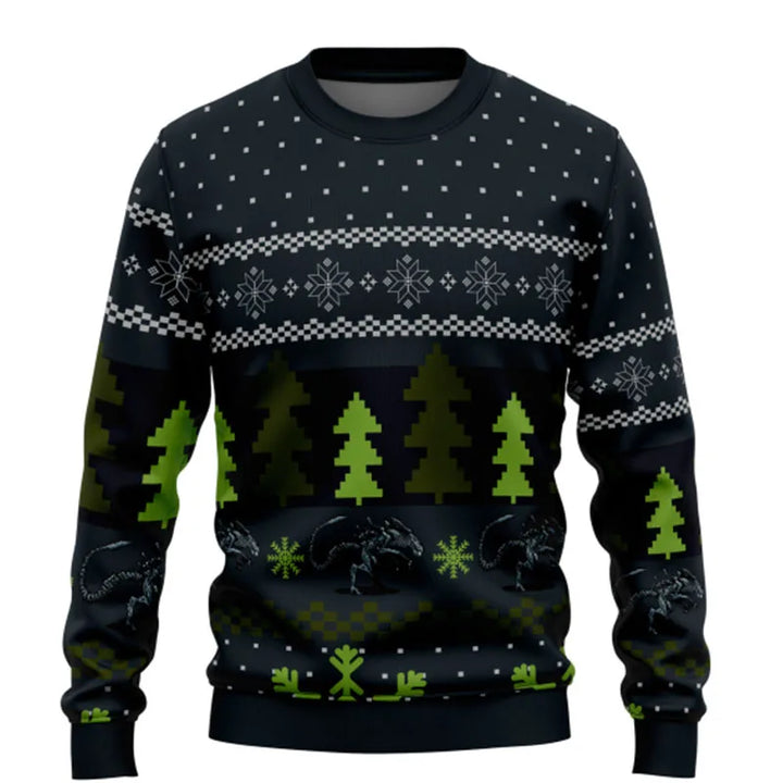 Grayson | Effortless Reindeer Snowflake Christmas Jumper
