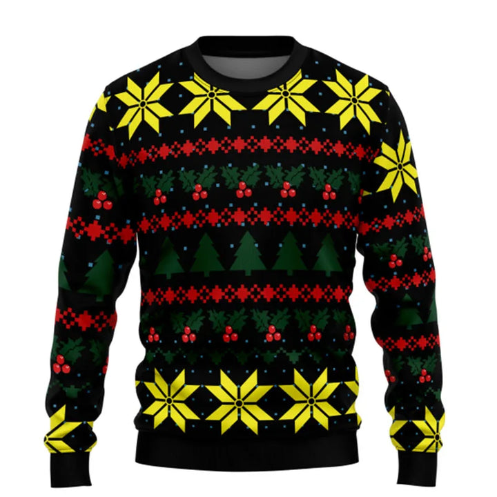 Grayson | Effortless Reindeer Snowflake Christmas Jumper
