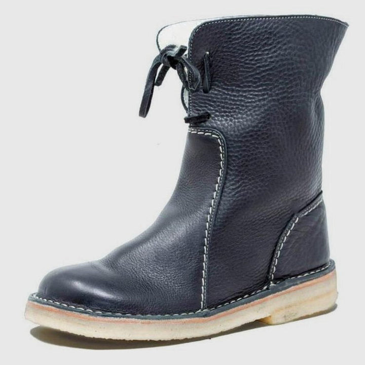 Hallie | Classic Fold-Over Shearling Snow Boots