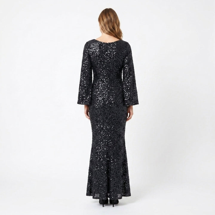 Harper | Classic Sequin Mermaid Maxi Dress