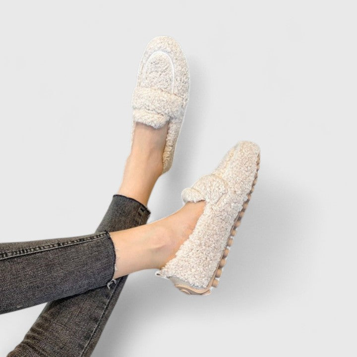 Iris | Effortless Cosy Textured Loafer Slippers