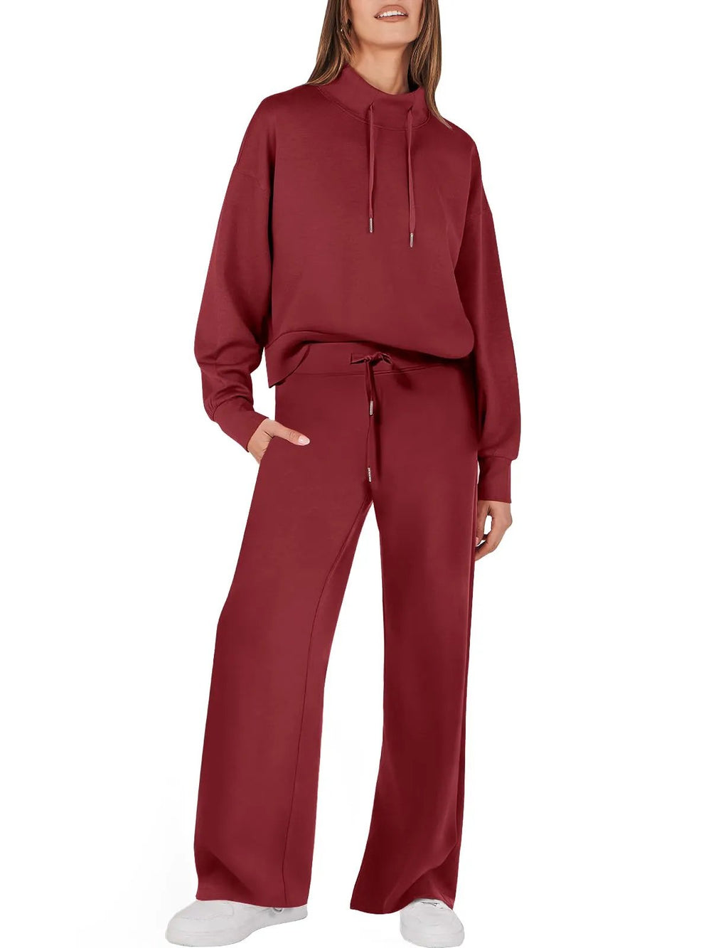 Isabella | Wide Leg Two Piece Lounge Tracksuit