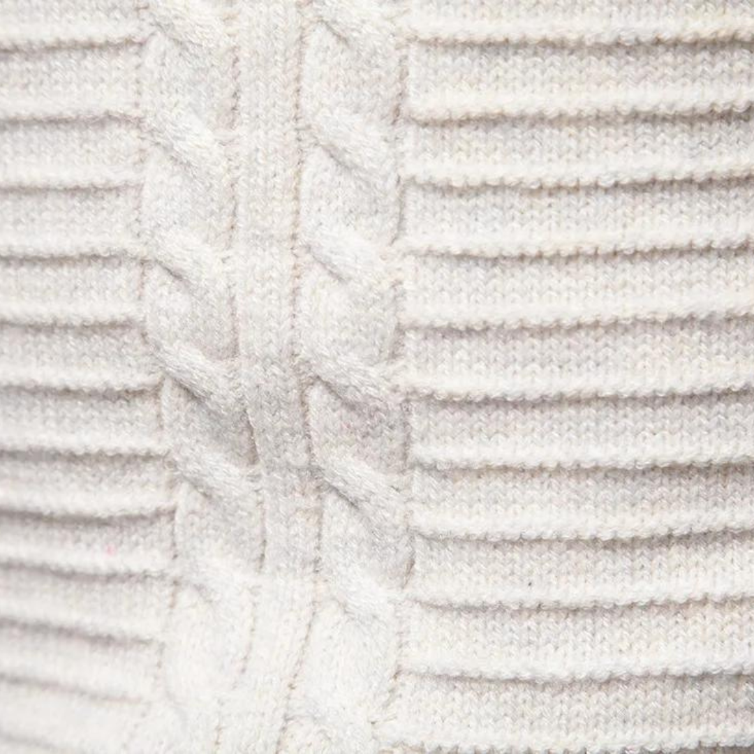 Jack | Refined Textured Cable Knit Jumper