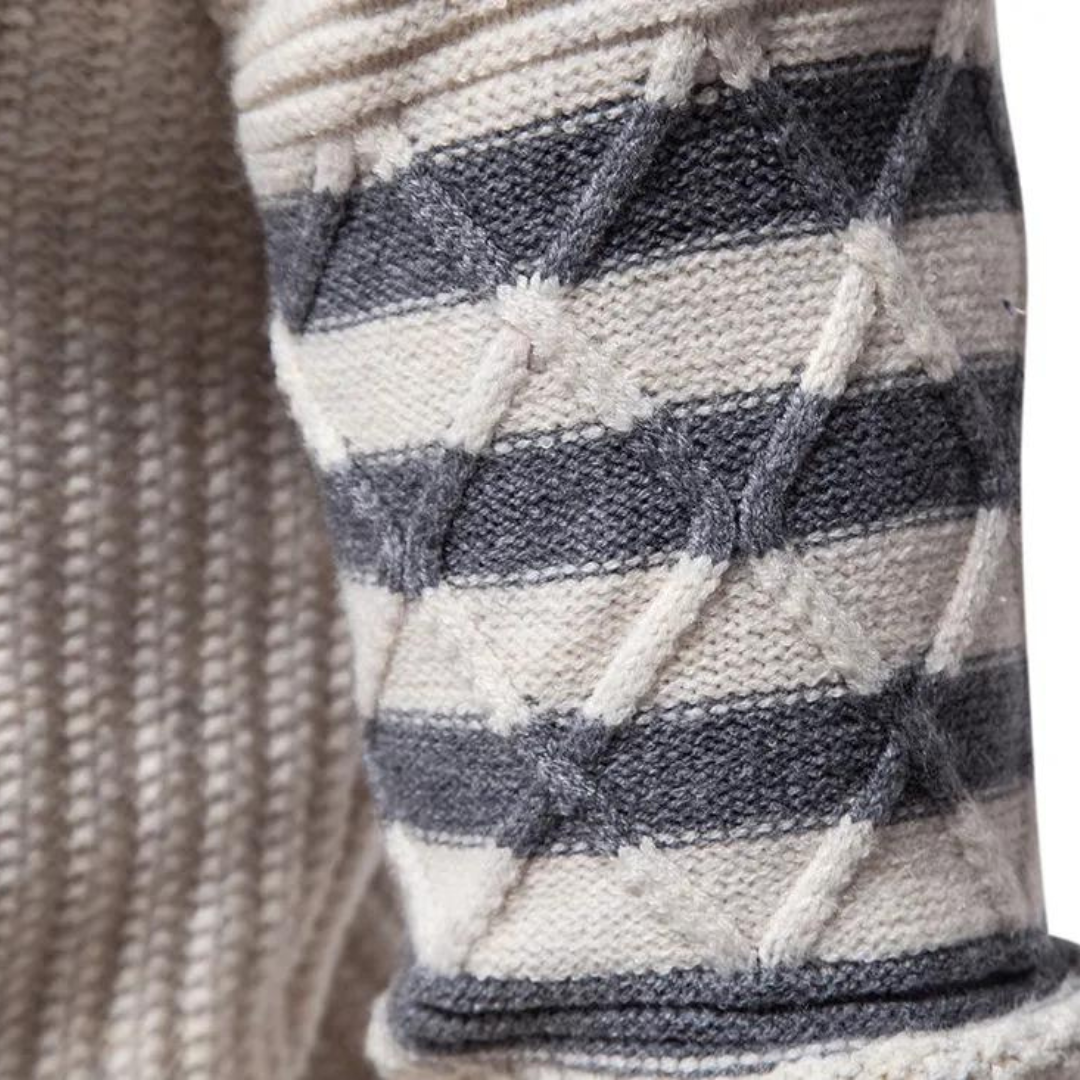 Jack | Refined Textured Cable Knit Jumper
