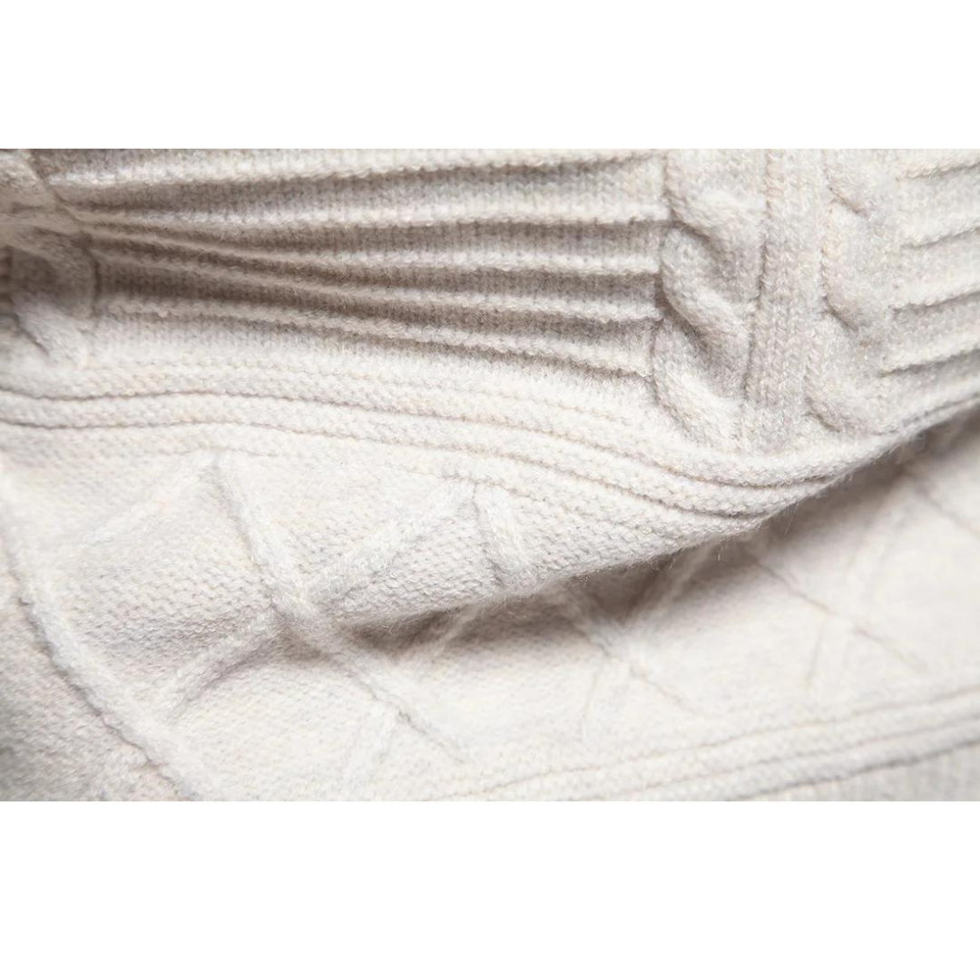 Jack | Refined Textured Cable Knit Jumper