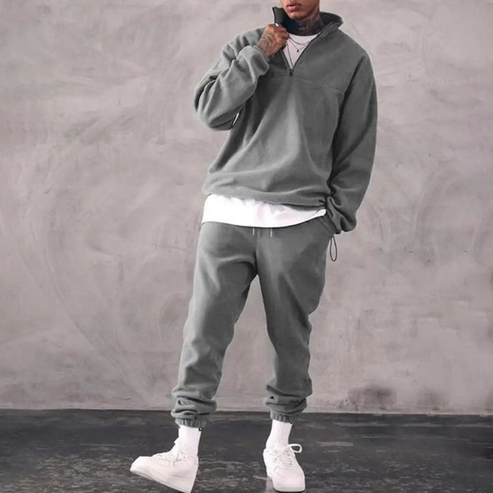 Joseph | Polished Quarter-Zip Jogger Tracksuit Set