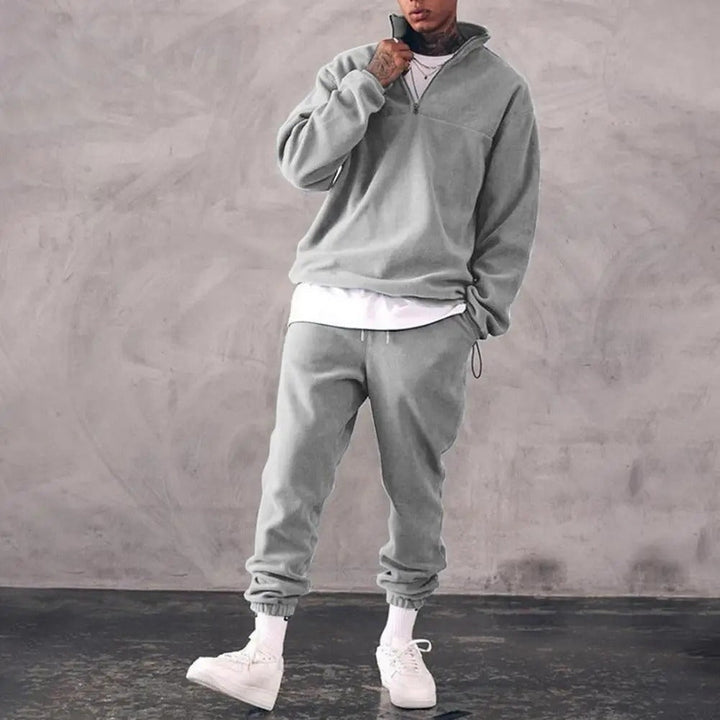 Joseph | Polished Quarter-Zip Jogger Tracksuit Set