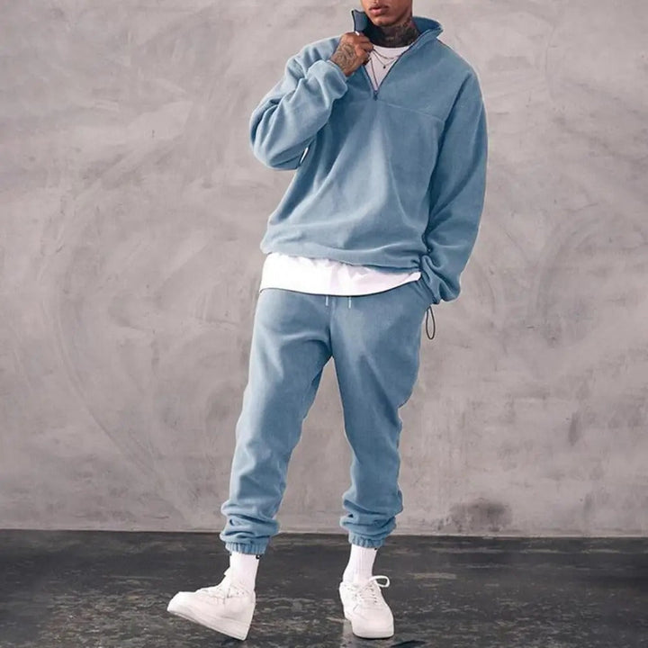 Joseph | Polished Quarter-Zip Jogger Tracksuit Set