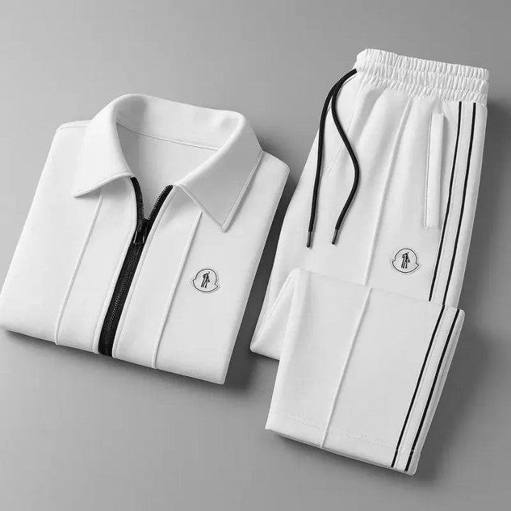 Luca | Side Stripe Zip-Up Tracksuit Set