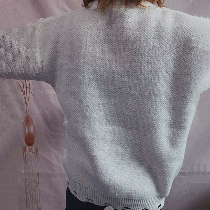 Luna | Effortless Beaded Christmas Tree Jumper