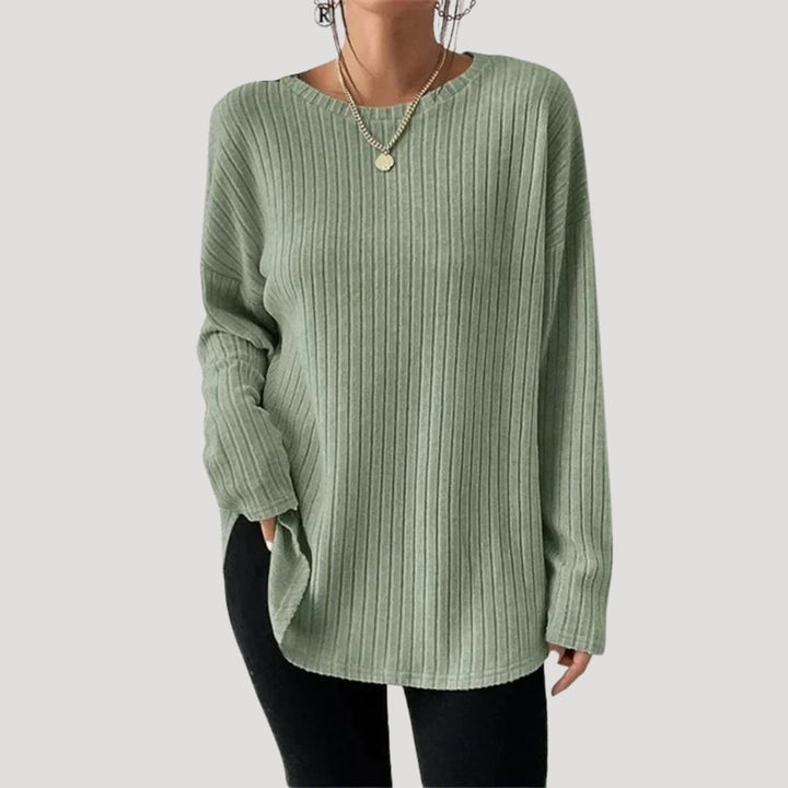 Maeve | Elegant Ribbed Oversized Jumper