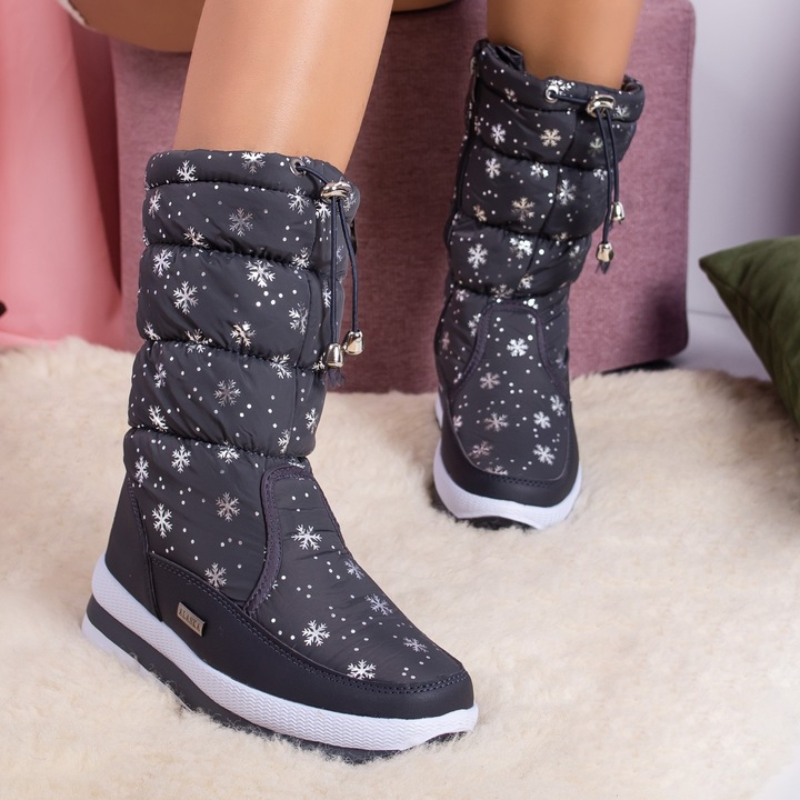 Maisie | Classic Quilted Platform Winter Boots