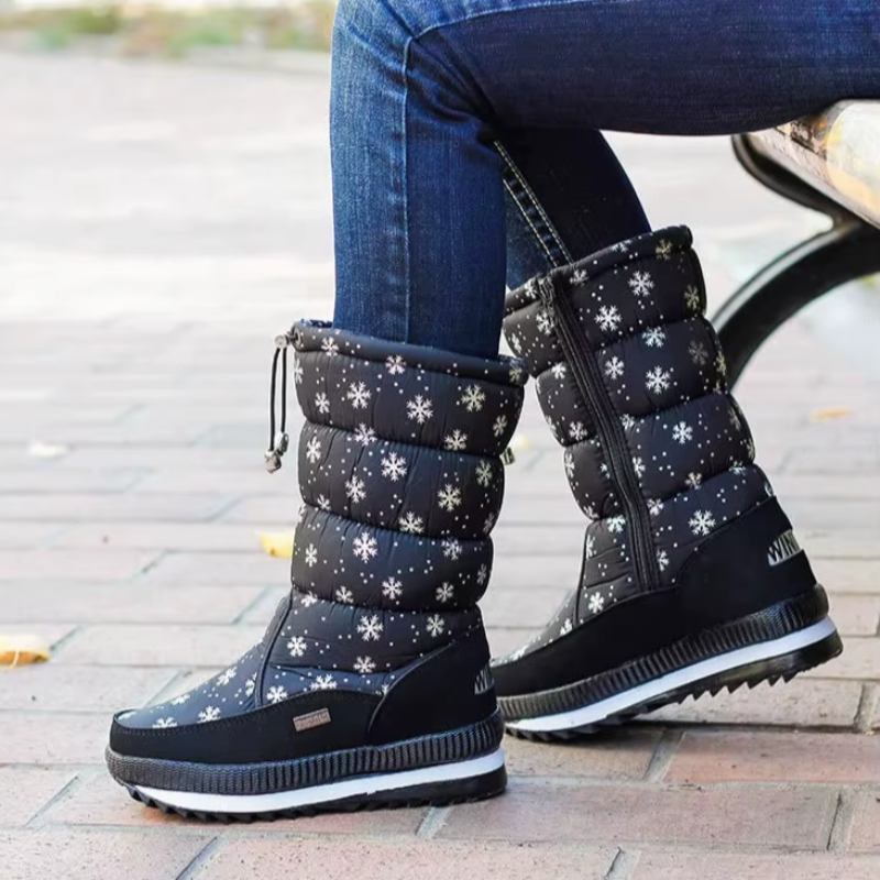 Maisie | Classic Quilted Platform Winter Boots