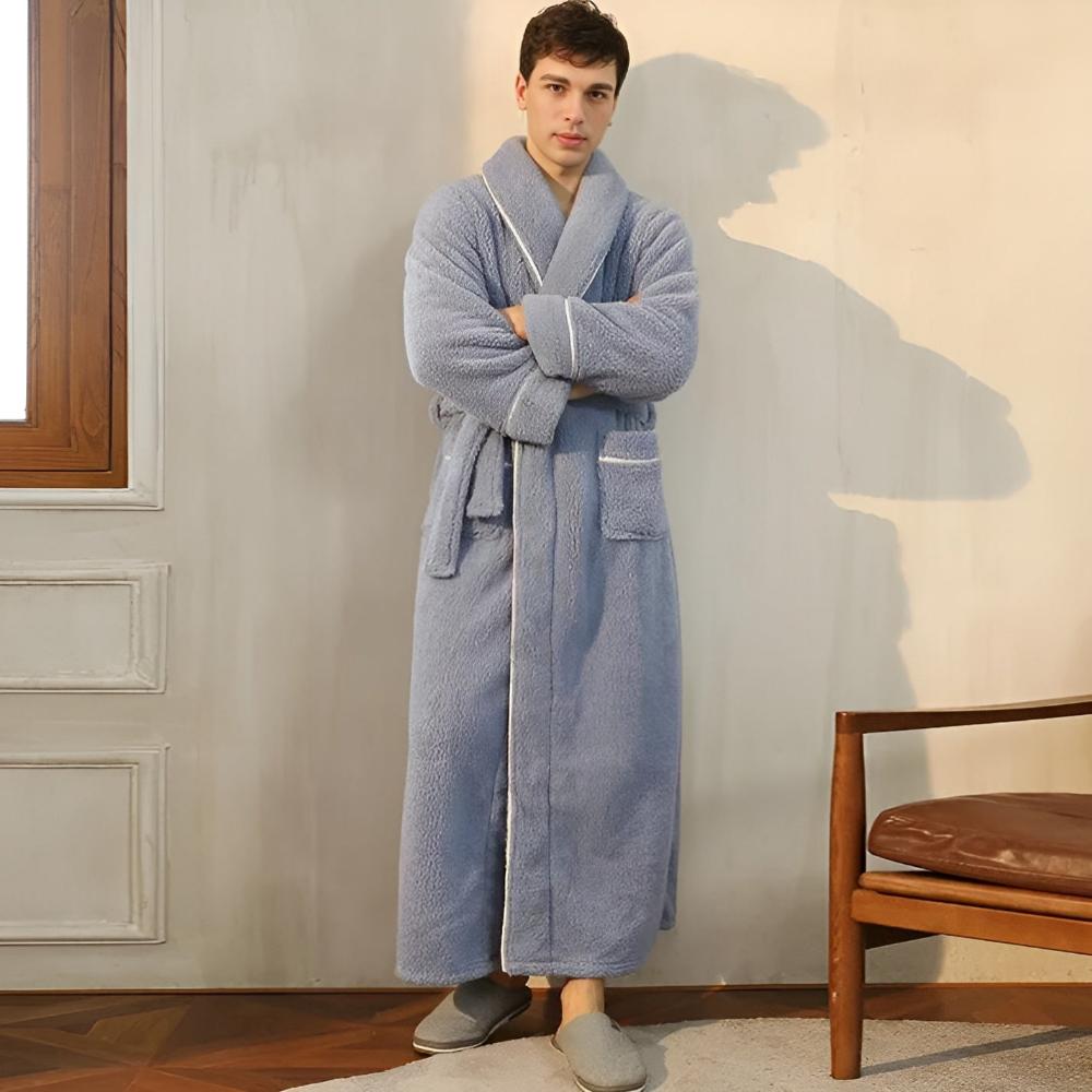 Myla | Stylish Fleece Shawl Collar Ladies Dressing Gown