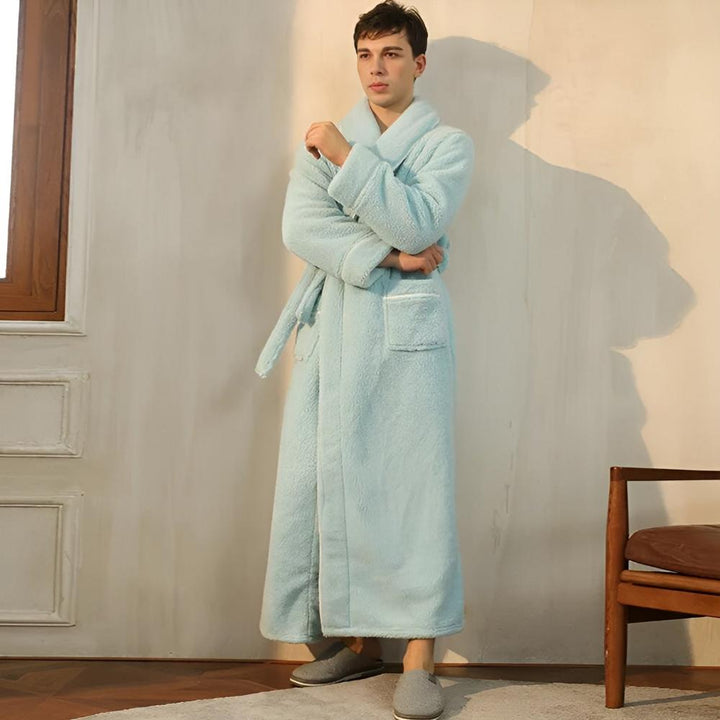 Myla | Stylish Fleece Shawl Collar Ladies Dressing Gown