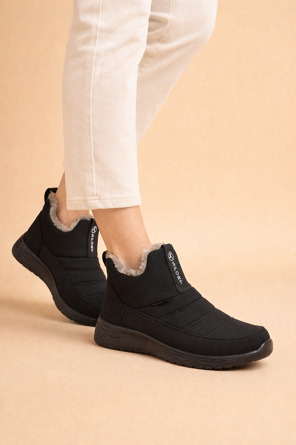 Nova | Graceful Fur-Lined Waterproof Snow Boots