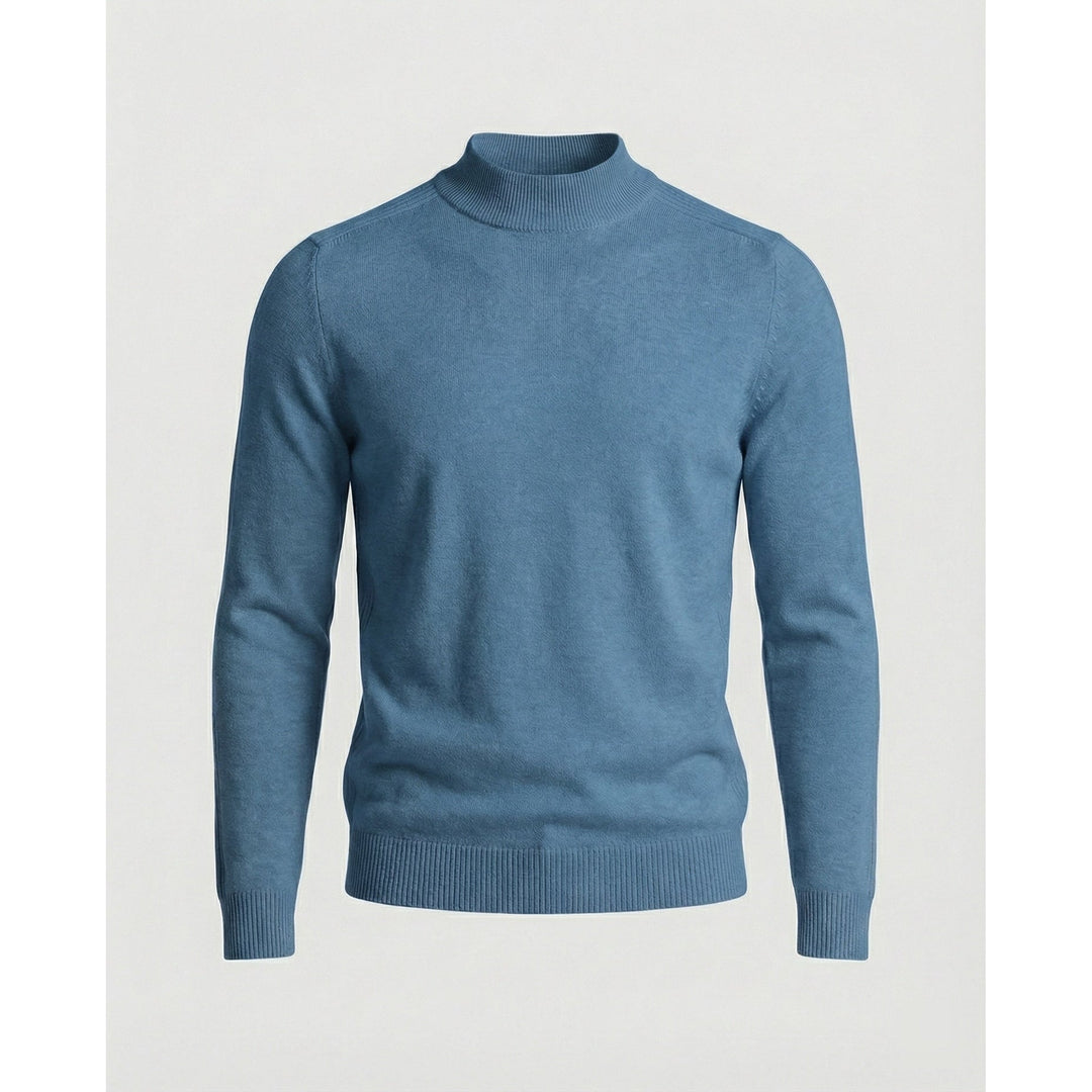 Otis | High Neck Slim Fit Mens Knit Jumper