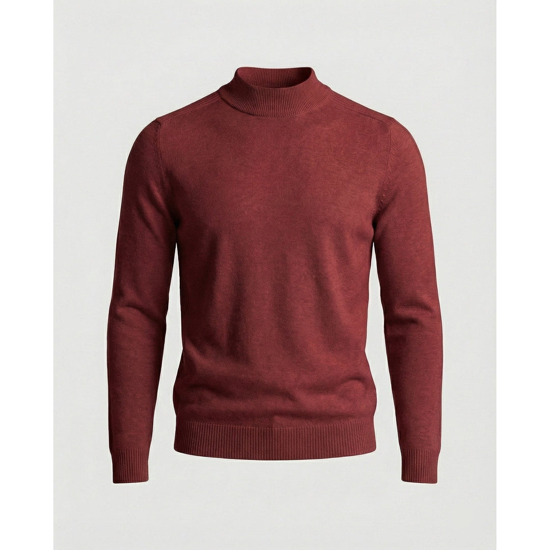 Otis | High Neck Slim Fit Mens Knit Jumper