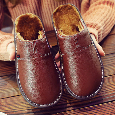 Roman | Effortless Cosy Faux Fur Lined Mule Slippers