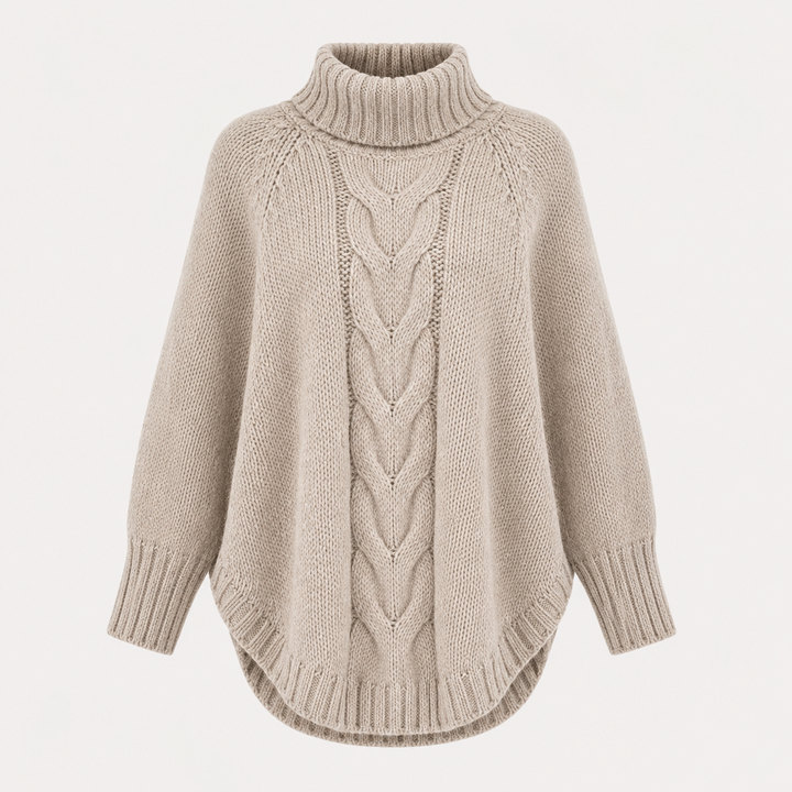 Sophia | Refined Roll Neck Womens Knit Jumper