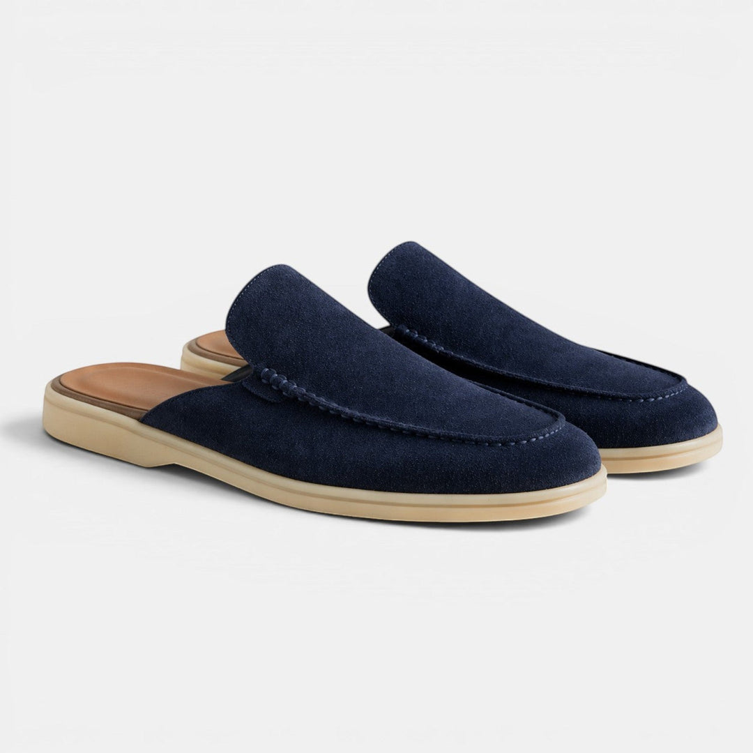 Theo | Polished Slip-On Mule Slippers